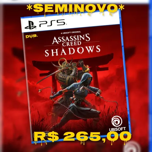 Assassin's Creed Shadows - PS5 - Leia o anúncio