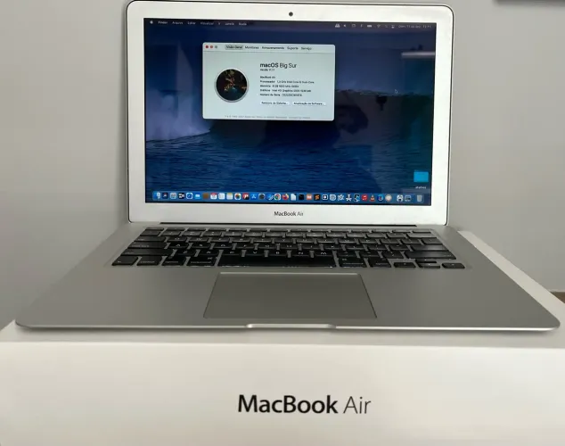 MacBook Air 2013, Core i5, 256Gb SSD, 8Gb memória Ram