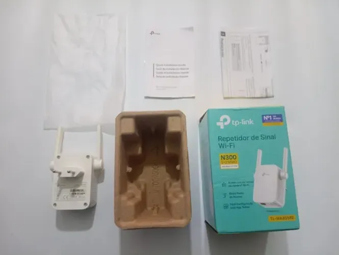 Repetidor de sinal Wi Fi 300mbps 2 Antenas Tp-link 