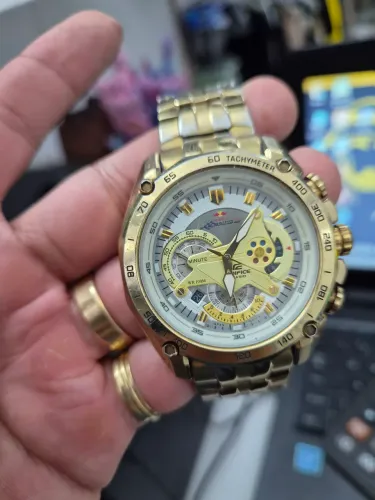 Relógio casio série ouro