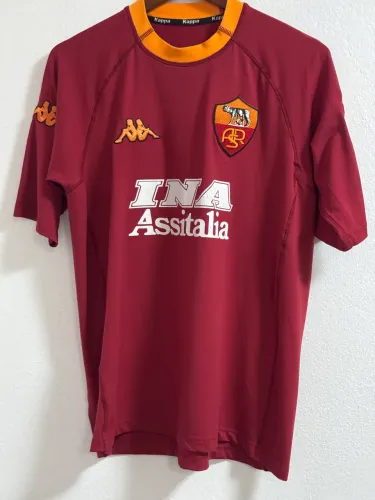 Camisa Roma 2000/2001 Número 18 Batistuta