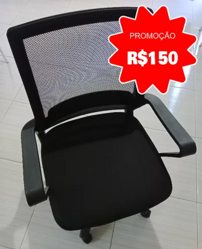 PRA SAIR RÁPIDO! Cadeira de Escritório Seminova