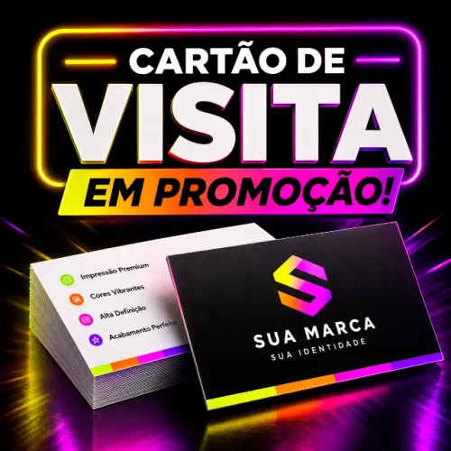CARTÃO DE VISITA 1000 UNIDADES