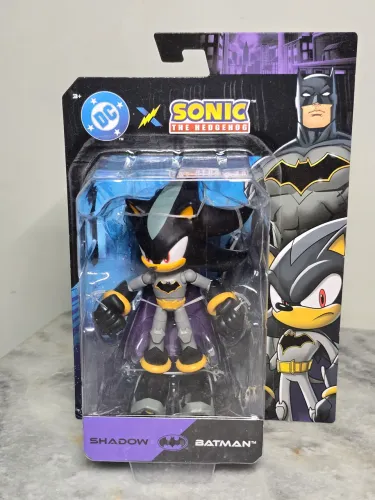 DC x Sonic Jakks Shadow Batman lacrado