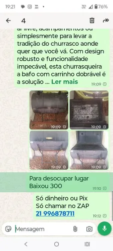 Churrasqueira de bafo