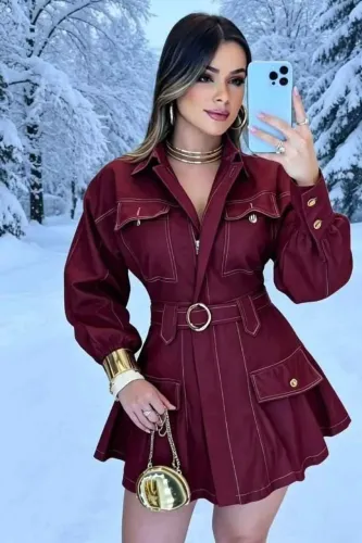 Vestido Alfaiataria Elegante / Tam único 