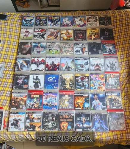 Jogos PS3 Originais de 30 a 60 Reais Cada