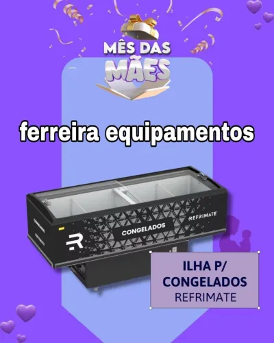 Freezer horizontal refrimate na promoção 