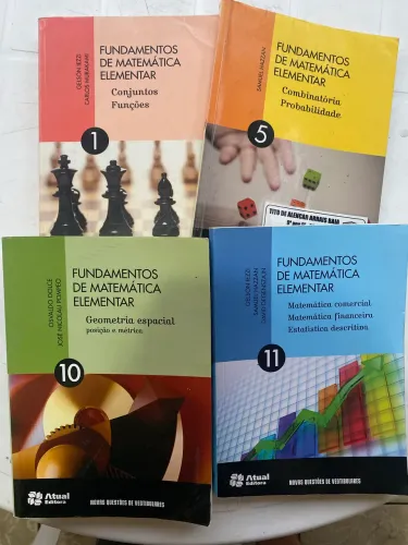 Fundamentos da matemática elementar - Vol 1, 5, 10 e 11