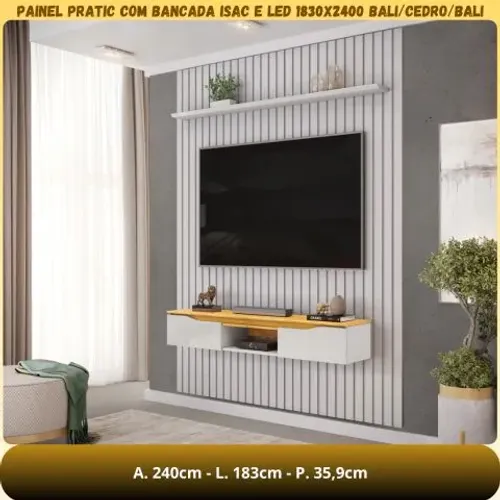 Painel pratic com led