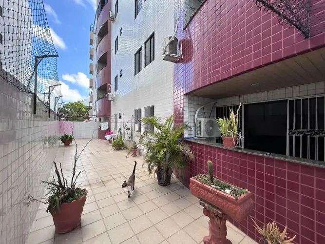 Apartamento Para Alugar 124m² 4 Quartos + DCE 100m da Praia Cabo Branco/ João Pessoa