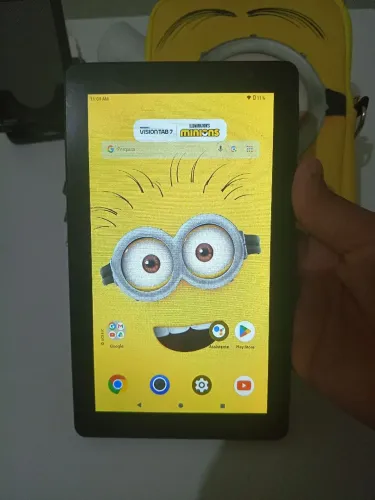 Tablet infantil positivo vision tab 7 64GB 3GB Ram tela 7" novo + 2 brindes:capa e mochila
