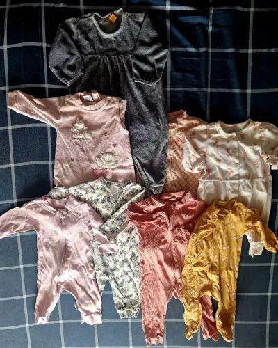 Lote de macacãoes de bebê rn até 9 meses
