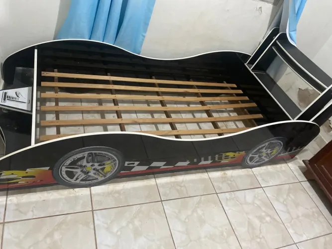 Cama Solteiro Formato Carro F1