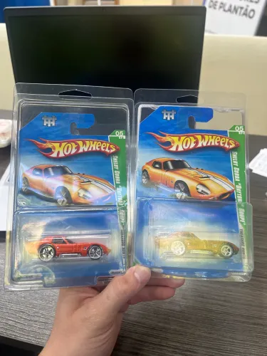 Hot wheels Shelby cobra daytona Super Treasure Hunt STH + Protetor.