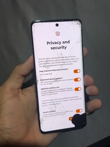 Moto edge 40 neo retirada de peças