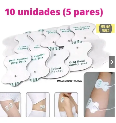 Kit 10 Eletrodos Adesivos TensFens
