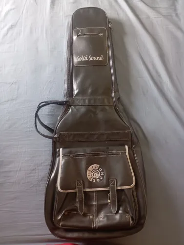 VENDO CAPA DE VIOLÃO DE COURO SOLID SOUND