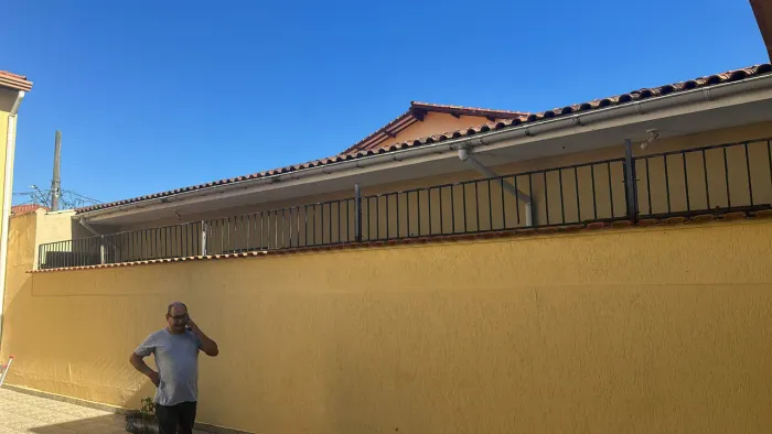 18 metros de Grade de ferro para muro