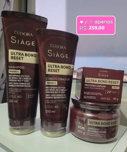 Kit Completo Siàge Ultra Bond Reset Eudora