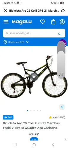 BICICLETA COLLI GPS ARO 26