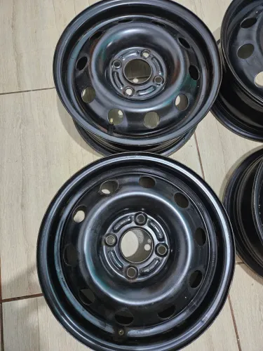 Par de Rodas de ferro aro 14 ford 4x108 