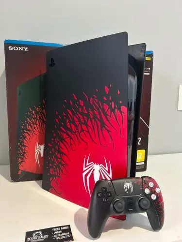 Playstation 5 Edição Spider Man 2! IMPECÁVEL!! (Aceito Cartão)