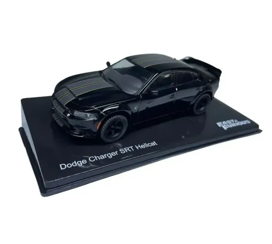 Miniatura Dodge Charger R-T Hellcat - Escala 1/43 - Coleção Velozes e Furiosos