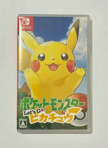 Pokémon Lets Go Pikachu Nintendo Switch Textos em inglês