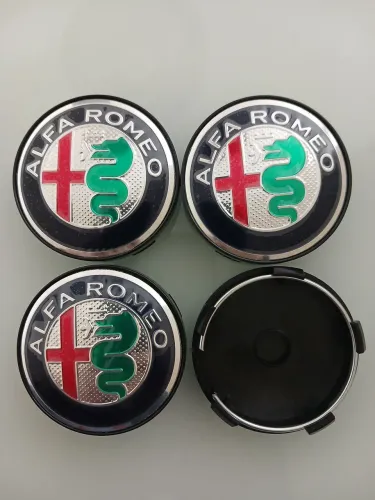 JOGO CALOTAS ALFA ROMEO 60MM EM ABS
