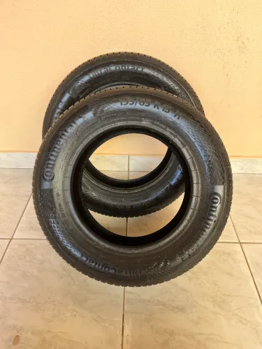 Kit 2 Pneus Continental UltraContact Aro 15 (195/65r15 91H) - Apenas 8 dias de uso!