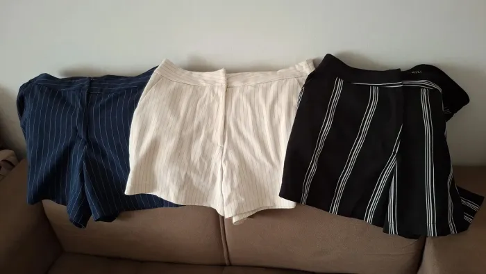 Kit com 3 shorts feminino