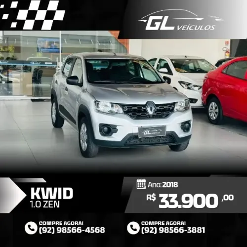 Renault Kwid Zen 1.0 Flex 12V 5P Mec. 2018