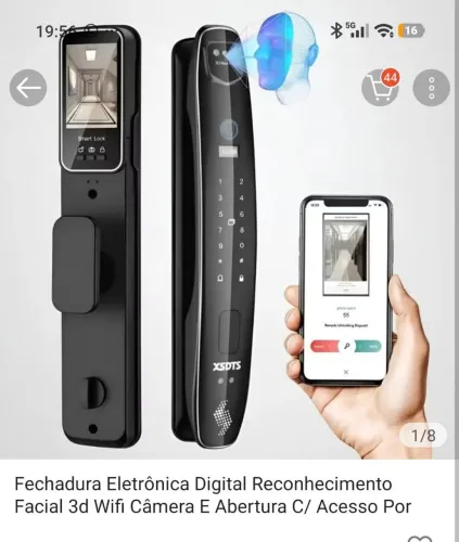 Fechadura eletrônica XSDTS CS7