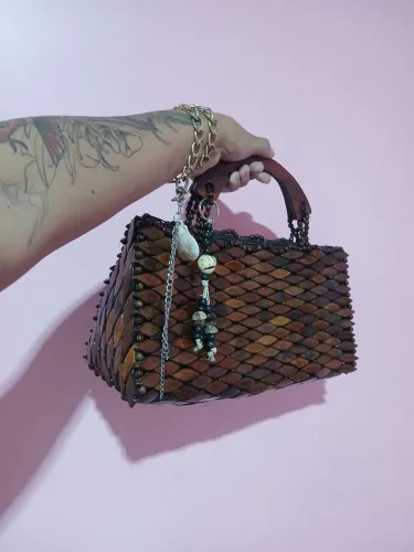 Bolsa artesanal indigena 