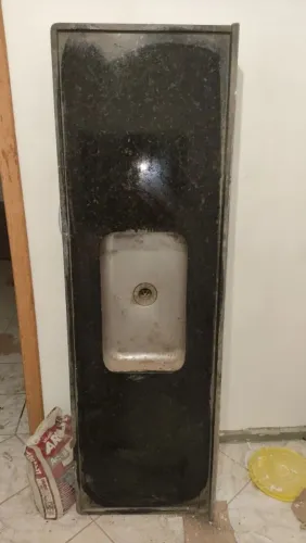 Pia de cozinha mármore com Cuba 