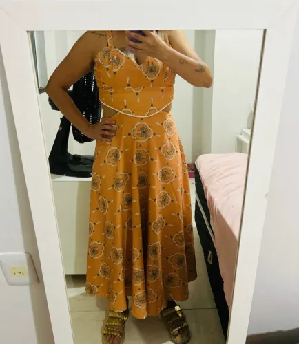 Vestido Chica Fulo M novo!