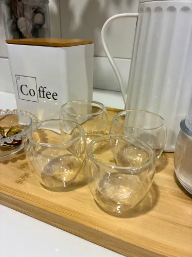 Kit Copos de Café Parede Dupla 100ml - Flashgoods