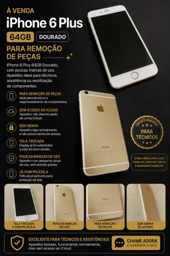 iPhone 6 Plus retirada de peças