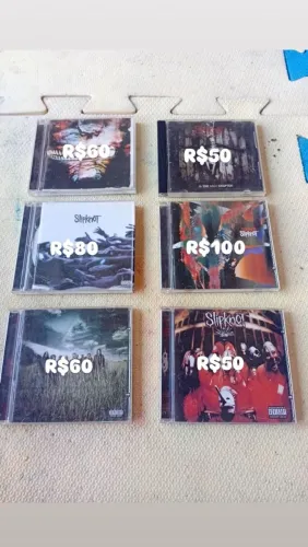 CD's originais da banda Slipknot