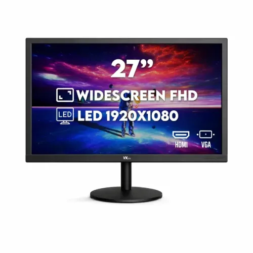  Monitor VXPro 27" VX270X Full HD 75Hz HDMI VESA Preto 27 Polegadas pode retirar no local 