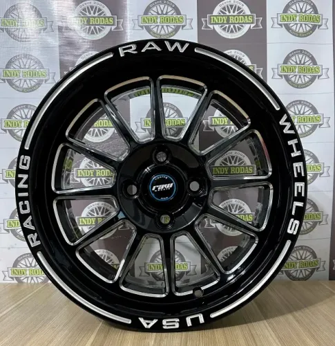 Roda Raw Multi Racing Aro 15 4x100 , tala 7 e tmb 4