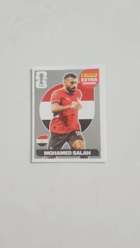 Figurinha extra mohamed salah prata