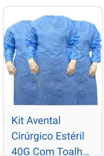 Roupa hospitalar (avental Cirúrgico reforçado)
