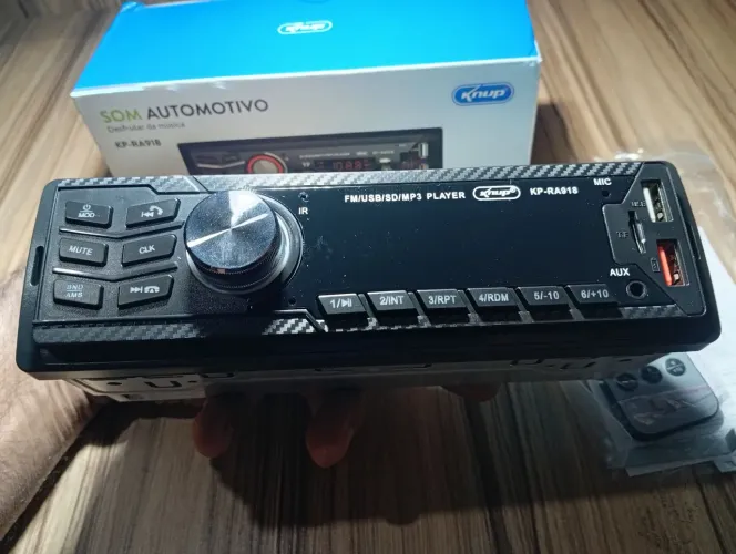 Rádio automotivo bluetooth