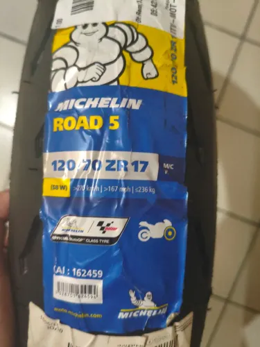 Michelin Road 5 120/70 ZR 17 dianteiro 