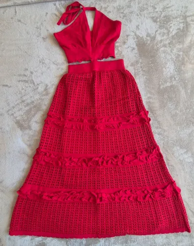 Vestido de tricô