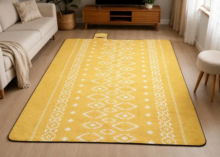 Tapete Felpudo 2,00m × 2,00m novo