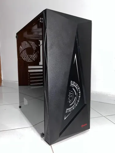 Gabinete Gamer Marvo Mid Tower + 3 Fans RGB