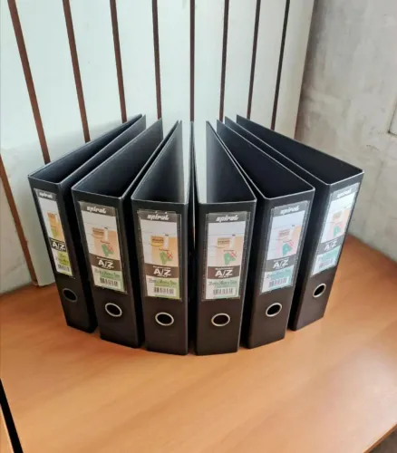 negociável PASTA SPiRAL REGiSTRADOR AZ COM ViSOR